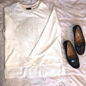 Coach shoes and Tommy Hilfiger sweater shirt